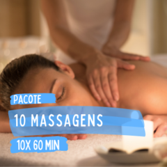 Pacote 10 Massagens | Pacote | Validade 12 meses