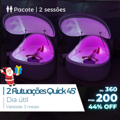 2 Flutuações Quick | 45 min | dia útil | Validade 3 meses | Natal