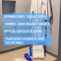 2 por 1 Combo Flutuar + Massagem | 60+60 min | dia útil | 12:00 | Validade 2 meses | BF - Flutuar Float Center