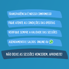 2 por 1 Flutuação | 60 min | dia útil | Validade 2 meses | BF na internet