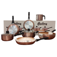 Set de Cocina Hudson Ceramica Bronce 7 Piezas - Sitronik Home | Todo para la cocina y el hogar |  Hudson, Mastercheff, Tramontina y Fary Home. 