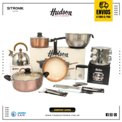 Set Ollas Hudson Ceramica Utensilios Hudson 17pz Pava