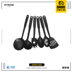 SET UTENSILIOS DE COCINA 6pz