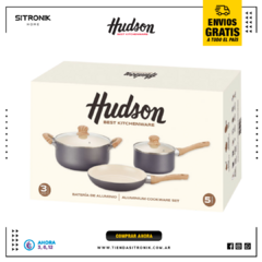 BATERIA 5 Piezas de COCINA Hudson Gray