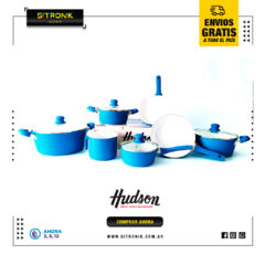 Combo Hudson Ceramica Blue Reforzado 7pz