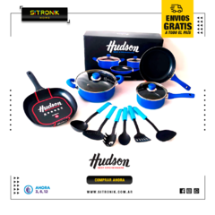 Combo Hudson Azul + Bifera + Utensillos