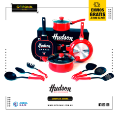 Combo Hudson Rojo + Bifera + Utensillos - comprar online