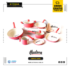 Hudson Ceramica Rosa Premium 7pz asadera