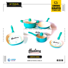 Hudson Ceramica Verde Aqua Premium Sin Jarro