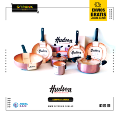 Set de Cocina Hudson Ceramica Bronce 7 Piezas