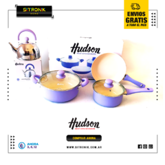 Set Hudson Ceramica + Pava Matera Lila