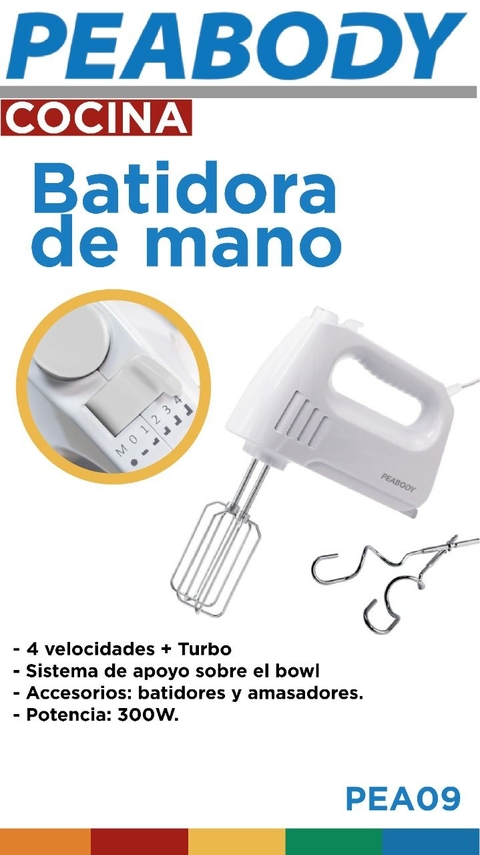BATIDORA MANUAL Rapimix  Liliana - Electrodomésticos para tu vida
