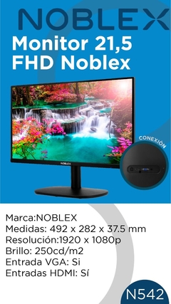 Monitor 21,5 fhd noblex