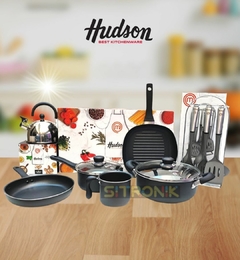 Set de Bateria Hudson Masterchef Negro 14pz