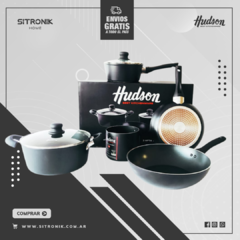 SET BATERIA HUDSON 4MM BLACK + WOK + JARRO