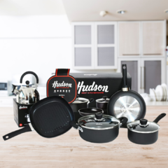 SET BLACK X4PZ + PAVA SILBADORA HUDSON A.INOX