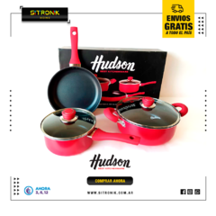 Set de Cocina Hudson Teflón Rojo - comprar online