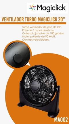 Ventilador Turbo Magiclick 20