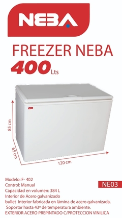 Freezer Neba 384L