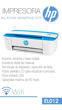 Impresora All in One Advantage 3775