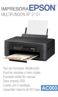 Impresora Epson Multifuncion xp 2101