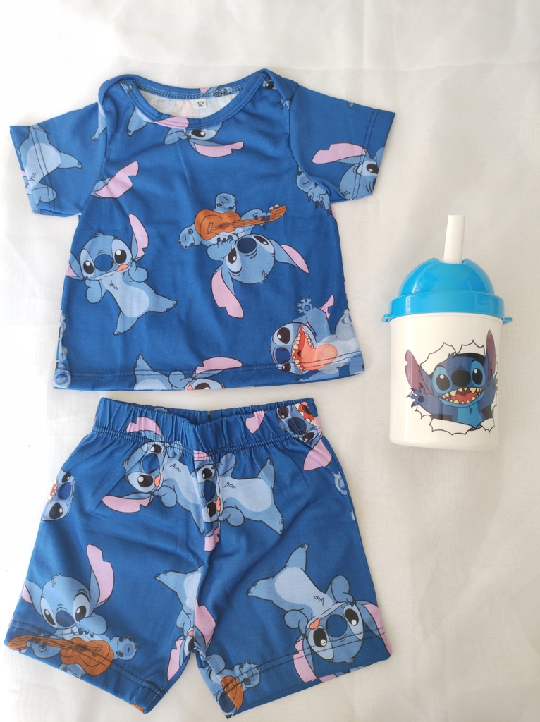 PIJAMA NIÑO CORTO LILO & STITCH