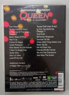 DVD - QUEEN - LIVE IN BUDAPEST - HUNGARIAN RHAPSODY - THE OR - comprar online