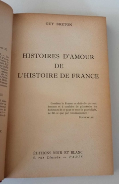 Histoires D'Amour De L'Histoire De France 7 Volumes - Guy Breton na internet