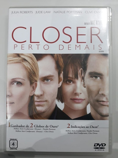 Dvd - Closer - Perto Demais