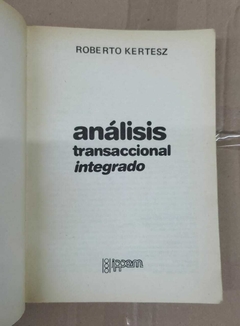 Análisis Transaccional Integrado - Roberto Kertész - comprar online
