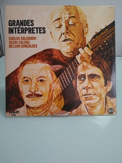 Lp - Grandes Intérpretes - Carlos G., Silvio C., Nelson G.