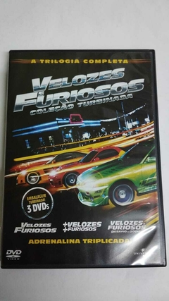 DVD -VELOZES E FURIOSOS - COLEÇÃO TURBINADA - TRIOLOGIA