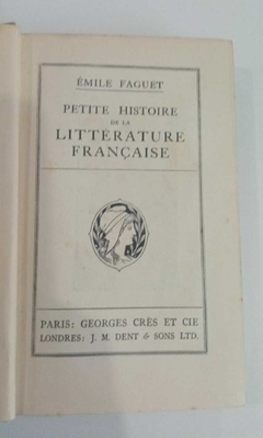 Petite Histoire De La Litterature Française - Emile Faguet na internet