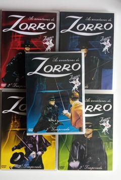 DVD - ZORRO Temporada 1 e 2 - 10 Discos - comprar online