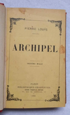 Archipel - Pierre Louys - comprar online