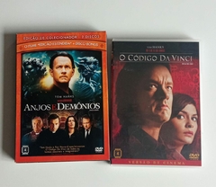 DVD DUPLO - ANJOS E DEMÔNIOS E CÓDIGO DA VINCI - TOM HANKS