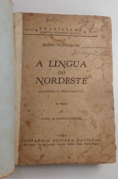 A Língua Do Nordeste - Coleção Brasiliana - Mario Marroquim
