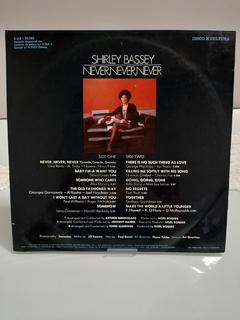 Lp - Never, Never, Never - Shirley Bassey - Sebo Alternativa