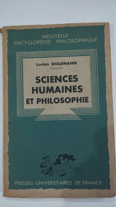 Sciences Humaines Et Philosophie - Lucien Goldmann