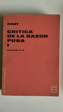 Critica De La Razon Pura I - Kant