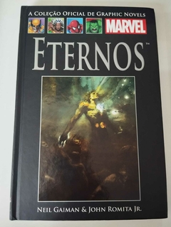 Hq - Eternos - Marvel - Coleção Oficial De Graphic Novels - Capa Dura - Neil Gaiman E John Romita Jr.