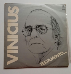 LP - VINICIUS - TESTAMENTO 1 E 2 - 1980 E 1981 - comprar online