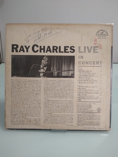 Lp - Live In Concert - Ray Charles - (IMPORTADO) - Sebo Alternativa