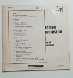 LP - JORGE GOULART - SAMBA FANTÁSTICO - 1971 - comprar online
