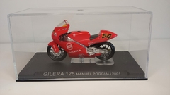 Miniatura - Moto - Gilera 125 - Manuel Poggiali 2001 - comprar online