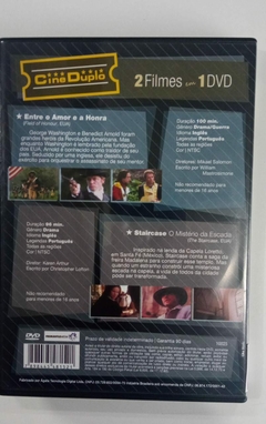 DVD - 2 FILMES EM 1 DVD- ENTRE O AMOR E A HONRA E STAIRCASE - comprar online