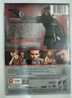 Dvd - JUSTIFIED - PRIMEIRA TEMPORADA COMPLETA - LACRADO - comprar online