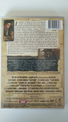 DVD - LABIRINTO - A MAGIA DO TEMPO - DAVID BOWIE -ED CO na internet