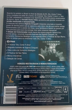DVD - DIO, COME TI AMO - O MUSICAL ROMÂNTICO QUE MARCOU TODA - comprar online
