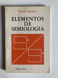Elementos De Semiologia - Roland Barthes